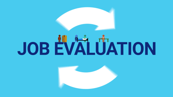 Screenshot of the Importance of job evaluation animation