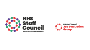 NHS Staff Council and Job Evaluation Group logos
