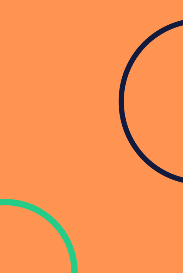Abstract shapes in the colours of the Black History Month campaign